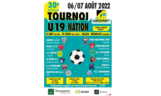 Affiche Tournoi 2022 Carisport