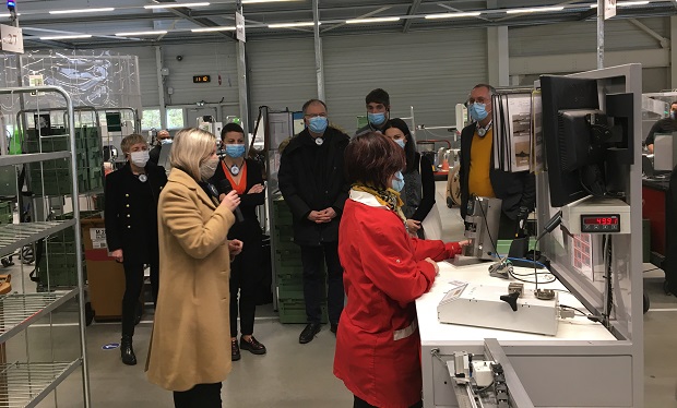 Audencia photo DP visite usine