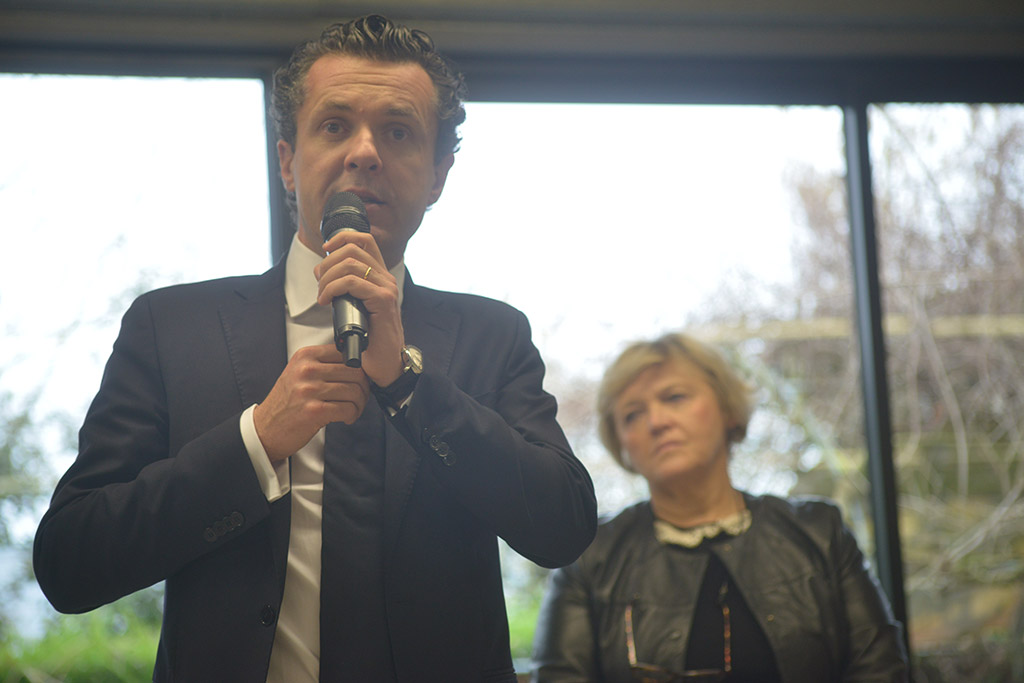 Christophe Béchu, sénateur-maire d'Angers salue le rôle essentiel de la Fondation dans la région.